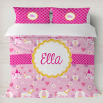 Princess Carriage Duvet Cover Set - King (Personalized)