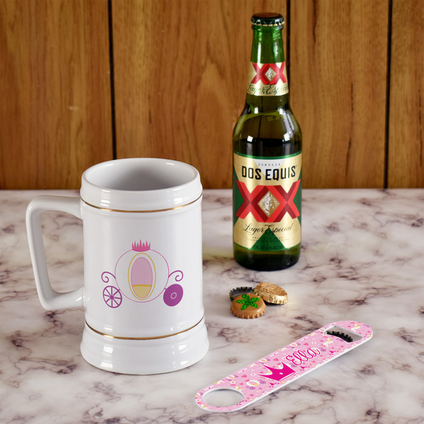Princess Carriage Beer Stein - In Context