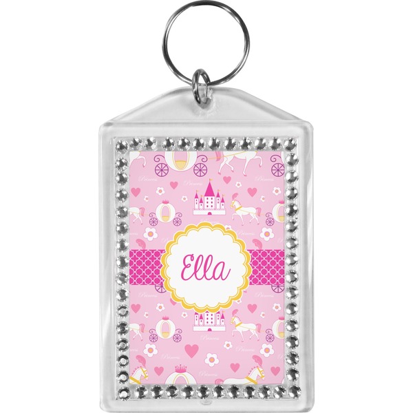 Custom Princess Carriage Bling Keychain (Personalized)