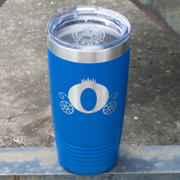 Princess Carriage Blue Polar Camel Tumbler - 20oz - Angled