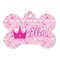 Princess Carriage Bone Shaped Dog ID Tag (Personalized)