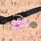 Princess Carriage Bone Shaped Dog ID Tag - Large - In Context