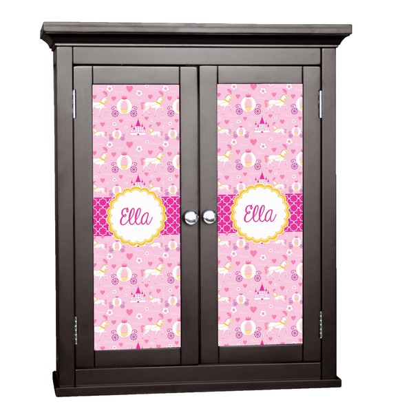 Custom Princess Carriage Cabinet Decal - Small (Personalized)