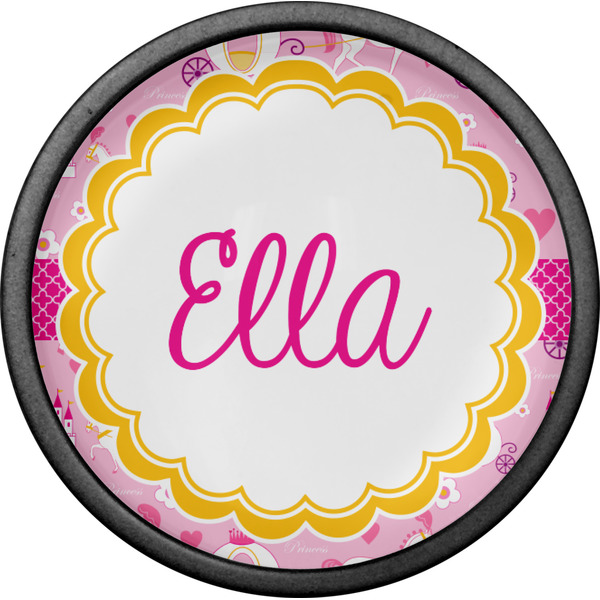 Princess Carriage Cabinet Knob - Black - Front