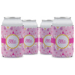 Princess Carriage Can Cooler (12 oz) - Set of 4 w/ Name or Text