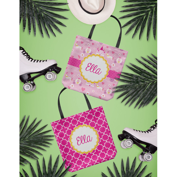 Princess Carriage Canvas Tote Lifestyle Front and Back