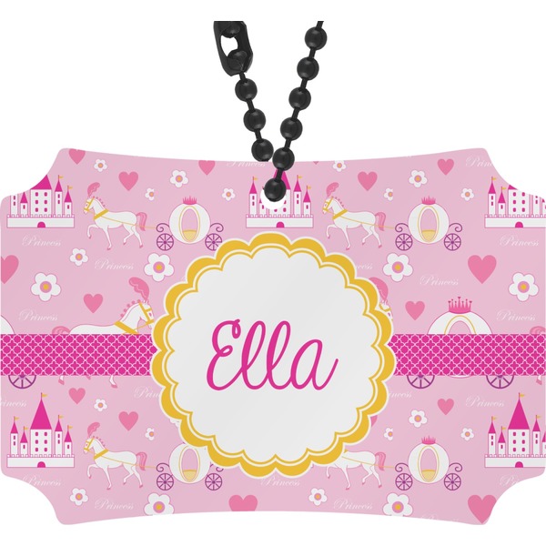 Custom Princess Carriage Rear View Mirror Ornament (Personalized)