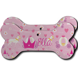 Princess Carriage Ceramic Dog Ornament - Front & Back w/ Name or Text