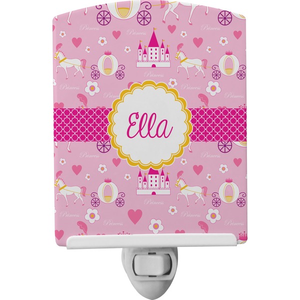 Custom Princess Carriage Ceramic Night Light (Personalized)