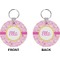 Princess Carriage Circle Keychain (Front + Back)