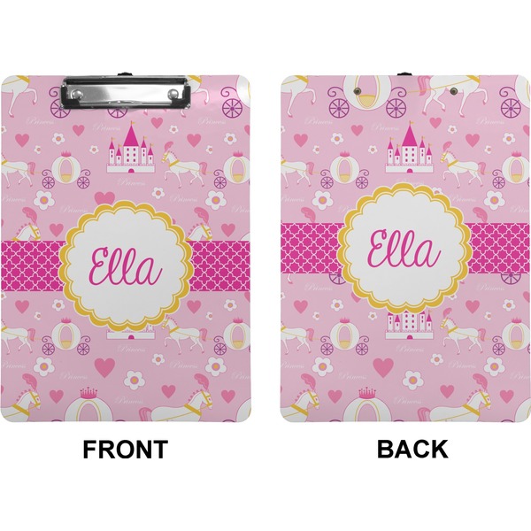 Princess Carriage Clipboard (Letter) (Front + Back)