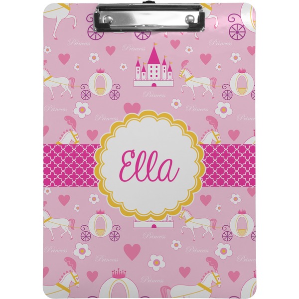 Custom Princess Carriage Clipboard (Letter Size) (Personalized)