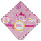 Princess Carriage Cloth Napkins - Personalized Dinner (Folded Four Corners)