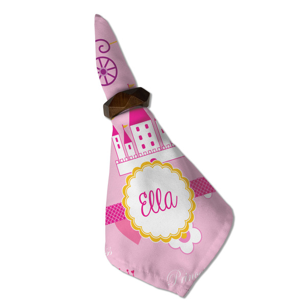 Princess Carriage Cloth Napkins - Personalized Dinner (Folded in Ring) (MAIN)