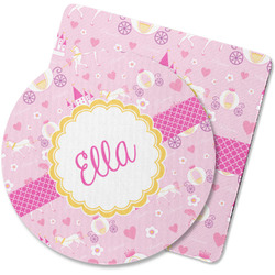 Princess Carriage Rubber Backed Coaster (Personalized)