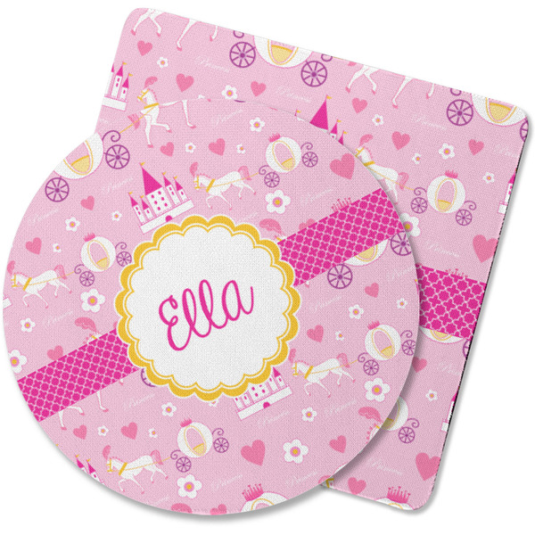 Custom Princess Carriage Rubber Backed Coaster (Personalized)