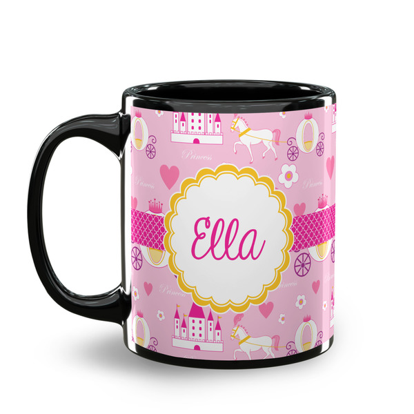 Princess Carriage Coffee Mug - 11 oz - Black