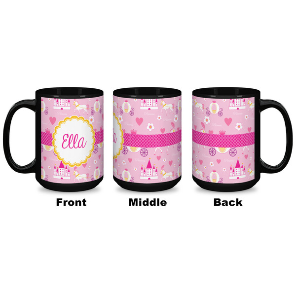 Princess Carriage Coffee Mug - 15 oz - Black APPROVAL