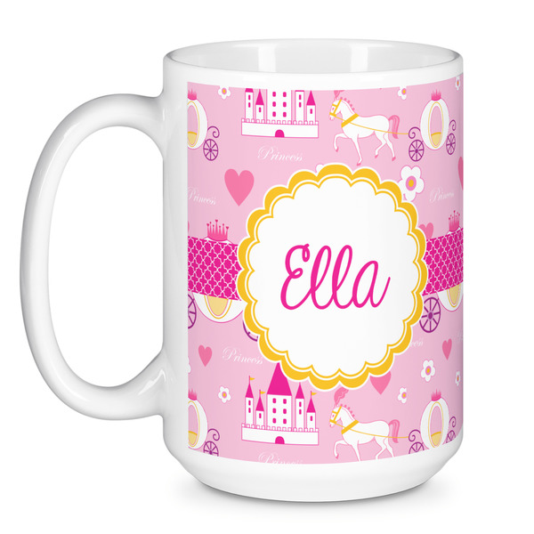 Princess Carriage Coffee Mug - 15 oz - White