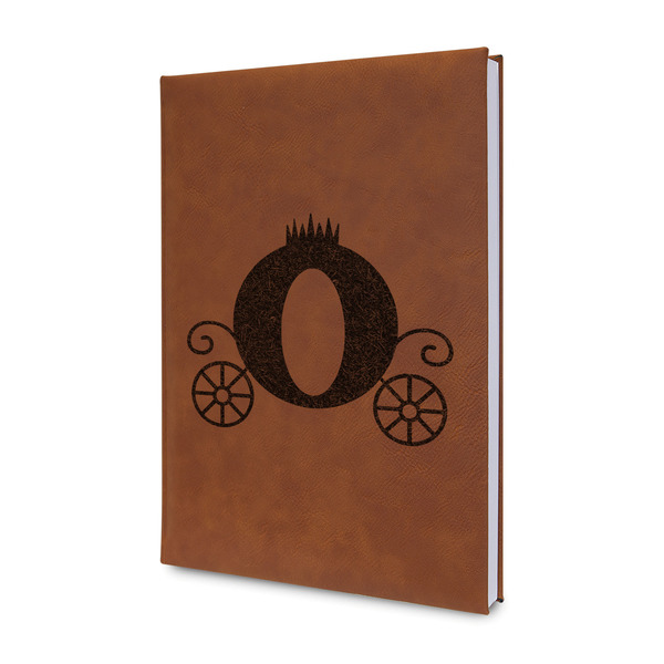 Custom Princess Carriage Leatherette Journal - Double Sided (Personalized)