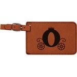 Princess Carriage Leatherette Luggage Tag