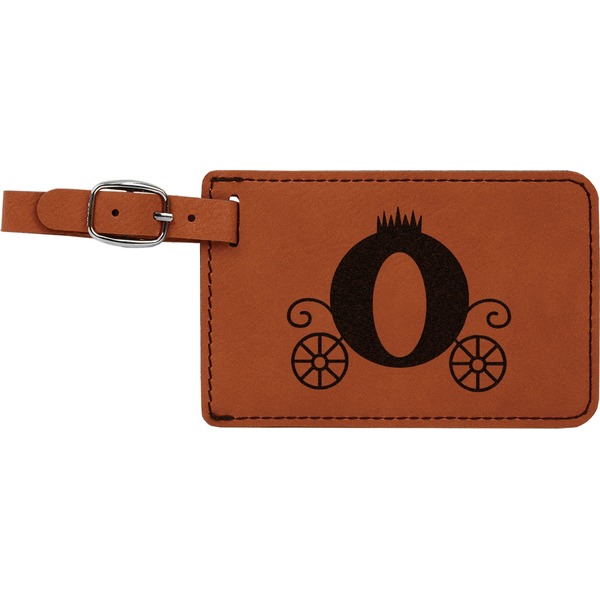 Custom Princess Carriage Leatherette Luggage Tag