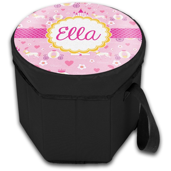 Princess Carriage Collapsible Personalized Cooler & Seat (Closed)