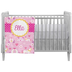 Princess Carriage Crib Comforter / Quilt (Personalized)