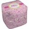Princess Carriage Cube Poof Ottoman (Top)