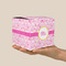 Princess Carriage Cube Favor Gift Box - On Hand - Scale View