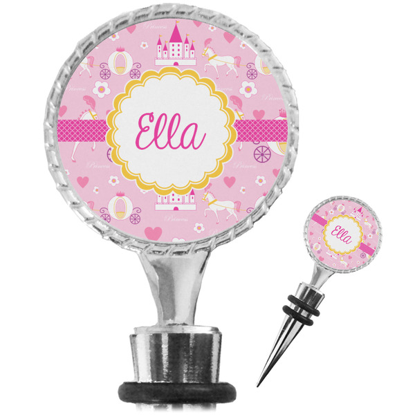 Custom Princess Carriage Wine Bottle Stopper (Personalized)
