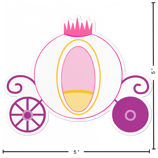 Princess Carriage Custom Shape Iron On Patches - L - APPROVAL