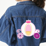 Princess Carriage Twill Iron On Patch - Custom Shape - 3XL