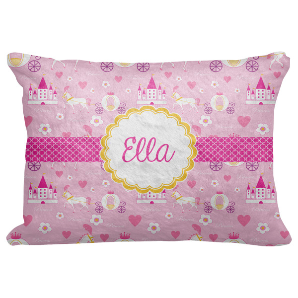 Custom Princess Carriage Decorative Baby Pillowcase - 16"x12" w/ Name or Text
