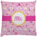 Princess Carriage Decorative Pillow Case (Personalized)