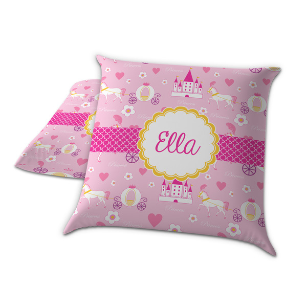 Princess Carriage Decorative Pillow Case - TWO