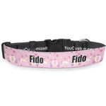 Princess Carriage Deluxe Dog Collar - Large (13" to 21") (Personalized)