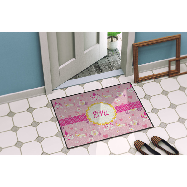 Princess Carriage Door Mat Lifestyle