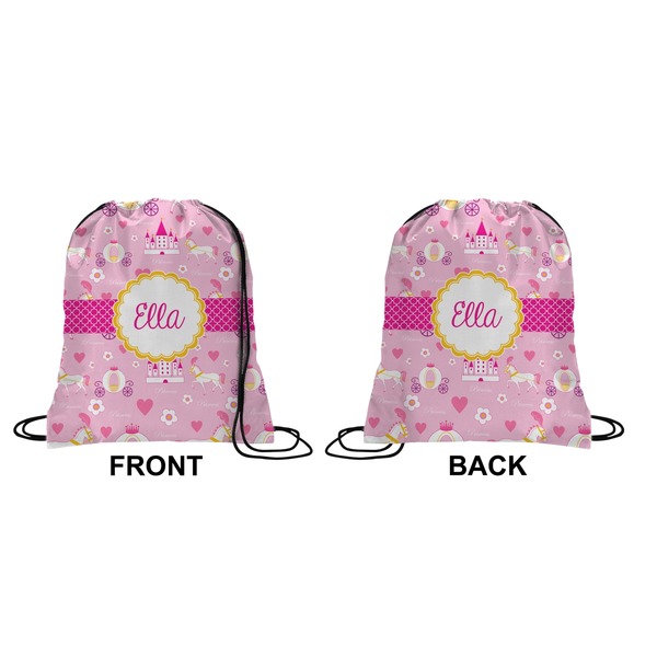 Princess Carriage Drawstring Backpack