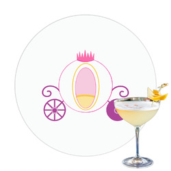 Princess Carriage Printed Drink Topper