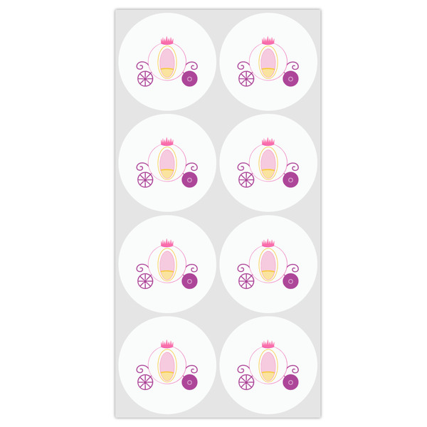 Princess Carriage Drink Topper - Medium - Set of 12