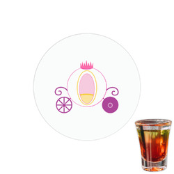 Princess Carriage Printed Drink Topper - 1.5"