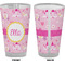 Princess Carriage Pint Glass - Full Color - Front & Back Views