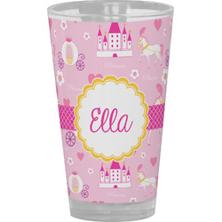 Princess Carriage Pint Glass - Full Color (Personalized)