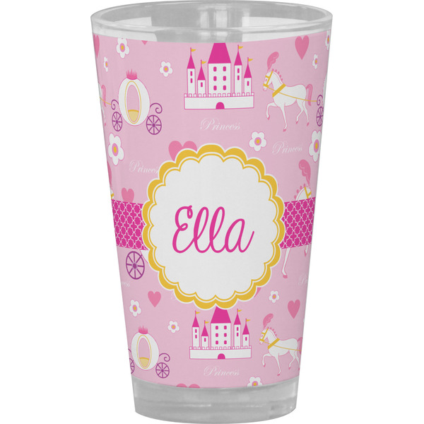 Custom Princess Carriage Pint Glass - Full Color (Personalized)