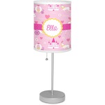 Princess Carriage 7" Drum Lamp with Shade Linen (Personalized)