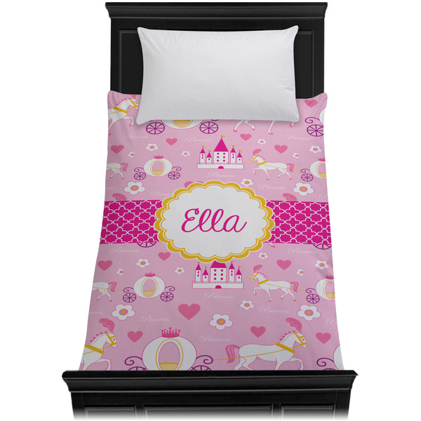 Princess Carriage Duvet Cover - Twin XL - On Bed - No Prop