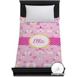 Princess Carriage Duvet Cover - Twin (Personalized)