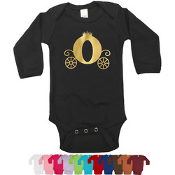 Princess Carriage Bodysuit w/Foil - Long Sleeves (Personalized)