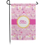 Princess Carriage Small Garden Flag - Double Sided w/ Name or Text